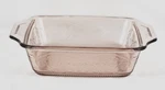 Anchor Hocking Laurel Embossed Rosewater Pink Square Baking Dish 2 Qt Glass New. Fixed Price $22.95.