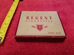 1940S Regent Cigarette Pack Box Case Vtg Advertising Promo Collectible. Fixed Price $10.95.
