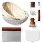 Premium Bread Proofing Set With Acacia Wood - Sourdough Baking Supplies.... Fixed Price $38.30.