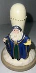 Vtg 1996 Santa Cookie Art Stamp Brown Bag Christmas Ceramic Stone. Fixed Price $12.72.