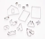 Chicago Metallic 16-PC 3-D Christmas Cookie Cutter Set. Fixed Price $17.00.