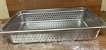 Carlisle 607004P Durapan Full Size Perforated Steam Catering Buffets 4" Deep. Fixed Price $28.00.