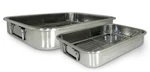 4-PIECE ALL-IN-1 Lasagna And Roasting Pan Stainless Steel. Fixed Price $47.89.