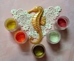 Sea Horse Complete Set Silicone Mold Fondant Cake Icing Decorating Food Approved. Fixed Price $21.99.