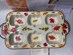 2 Harvest Temp-tations PPP-SQ-864154 Lg Heavy Pumpkin Muffin Baker Wrack Set O94. Fixed Price $55.49.