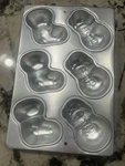 Wilton Mini Cake 6 Cavity Pan Snowman/stocking Christmas 2105-189. Fixed Price $8.00.