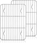 Mini Cooling Set Of 2, Stainless Steel 8.6" X 6.3" Small Baking Rack, Fit. Fixed Price $12.40.