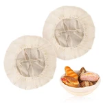 2 Pcs Bread Proofing Basket Cloth Liner Baking Dough Cover Natural Rat.... Fixed Price $14.04.