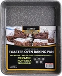 Casaware 11 X 9 2-INCH Toaster Oven Ultimate Series Silver Granite. Fixed Price $31.70.