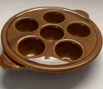 Emile Henry Hole Escargot Baking Dish France 2526 Stoneware Ceramic Nice. Fixed Price $17.25.
