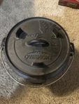 Overmont 9 Quart All-round Dutch Oven Dual Function Griddle. Fixed Price $27.00.