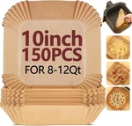 Ekaco 10 Air Fryer Liners DISPOSABLE-150PCS Square Inch-new, Copper. Fixed Price $31.77.