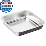Fox Run Square Stainless Steel Cake Pan, 8.5"X8.5"X1.5". Fixed Price $37.10.