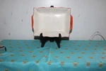 Orange Rectangle 8" By 6" Baking Dish Very Cute No Name. Fixed Price $16.00.