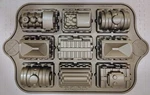 Williams Sonoma Nordic Ware 3D Railway Train Cake Pan Mold Cast 5 Cups 1.2. Fixed Price $19.99.