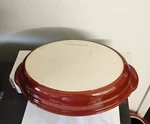 Emile Henry France 10" X 7" 2" Baking Casserole Dish Ceramic Model 0118 Red. Fixed Price $15.00.
