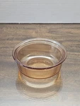 Corning Amber Ribbed C-16-B Round Casserole Dish Pint Vtg Brown Bowl Small. Fixed Price $12.00.