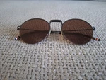 Thom Browne Round Sunglasses TBS118-A-03 Black Iron With Lens 51-21. Fixed Price $300.00.