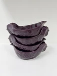 Revol Elizabeth's Everyday Essentials French Chicken Eggplant Purple Dish Set 4. Fixed Price $49.99.