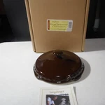Longaberger Woven Traditions 6" Pie Plate Lid Chocolate #32334170. Fixed Price $17.95.