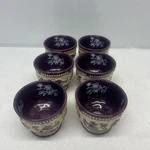 Temptations Floral Lace Pedestal Dessert Mugs/cups PPP-HLD-956130 Set Of. Fixed Price $58.00.