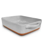 Mora 9X13IN Deep Porcelain Baking Dish - Oven To Table, Freezer Safe Earl Grey. Fixed Price $64.62.