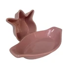 Chantal Pink Bakeware 2 Cup Oval Dish And 1.5 Tulip Shaped Nice Scarce. Fixed Price $19.99.