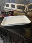 Worldwide Home Products White Rectangle Ceramic Baking Serving Dish. Fixed Price $32.00.
