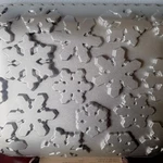 Nordic Ware Silver Snowflakes Cake Pan Cast Aluminum Nonstick Usa 11X8.5. Fixed Price $12.99.
