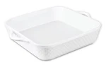 Le Regalo Stoneware Square Baker With Honeycomb Design. Fixed Price $17.60.
