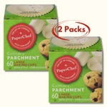 Paperchef Culinary Parchment Baking Cups Large 60CT - Box Of 2. Fixed Price $16.35.