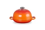 Iron Cast Round Bread Oven 9.5 Inch Flame Creuset Enameled Signature. Fixed Price $369.99.