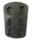 Wilton Mini Cake Cookie Mold Pan Christmas Holiday Tree Snowflake Stocking. Fixed Price $17.00.