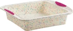 Trudeau Confetti Structure Silicone 8" X Square Cake Pan, 05118556. Fixed Price $34.04.