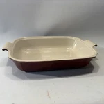 Emile Henry Extra Large Rectangular Red Lasagna Casserole Dish 10" 13". Fixed Price $14.39.