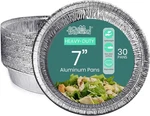 Funstitution Round Disposable Aluminum Pie Pans (30 Pack) - 7 Inch,. Fixed Price $31.79.