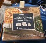 Corningware French White Piece Set 2.5 Qt, 16 Oz, 1.5 With Lids. Fixed Price $32.99.