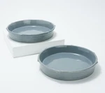 Temp-tations SET-OF-2 9" Pie Dish, Baker, Layer Cake, Baking Rounds K51081. Fixed Price $28.72.