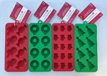 4 Silicone Celebrate It Christmas Baking/candy/ice Molds Tree/cane/wreath++ New. Fixed Price $14.99.