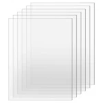 Tkonline 6 Pcs Plexiglass Sheets, 8.5" 11", 1MM Thick, Clear. Fixed Price $12.01.