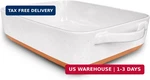 Mora 9X13IN Porcelain Baking Dish - Oven To Table, Freezer Safe. Fixed Price $69.98.