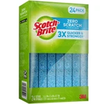 1 3M Scotch-brite Zero Scratch Scrub Sponges Dishes Pans (24 /pack). Fixed Price $37.00.