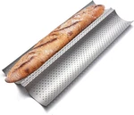 Kitessensu Nonstick Baguette Pans French Bread Baking, Perforated 2 Loaves. Fixed Price $21.90.