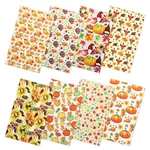 Pack Of 8 Thanksgiving Squares Fabric Sheets Bundles, X 20", Assorted Fal.... Fixed Price $23.19.