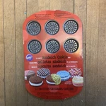 Sandwich Cookie Baking Cooking Pan 12 Cavity Non-stick Model 2105-0896 By Wilton. Fixed Price $12.00.