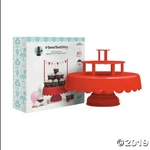 American Crafts, Magic Sweet Cake Stand Set - Red. Fixed Price $22.50.