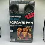 Bakers Heritage Chicago Metallic Non-stick 6 Cup Popover Baking Pan 3" 1/2". Fixed Price $19.99.