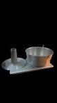 Vintage Mirro 5394M 2 Pc Aluminum Tube Angel Food Cake Pan- Cooling Legs- 10. Fixed Price $20.00.