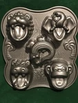 Nordic Ware Hungry Animals Heavy Cast Aluminum Baking Mold Cake Pan. Fixed Price $15.00.