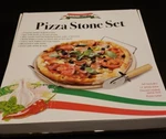 Kitchenworthy Pizza Stone And Cutter. Fixed Price $19.99.